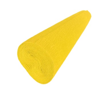 Crepe pinguino papel crepe amarillo canario